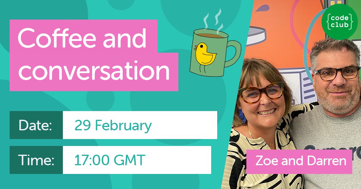 This week, we had a super 'Coffee and conversation' meetup and enjoyed catching up with you all.  

If you're looking for something to do with your extra day in February, we suggest you join us at our next meetup! 

📅  29 February at 17:00 GMT 
🎟️  rpf.io/coffee29feb