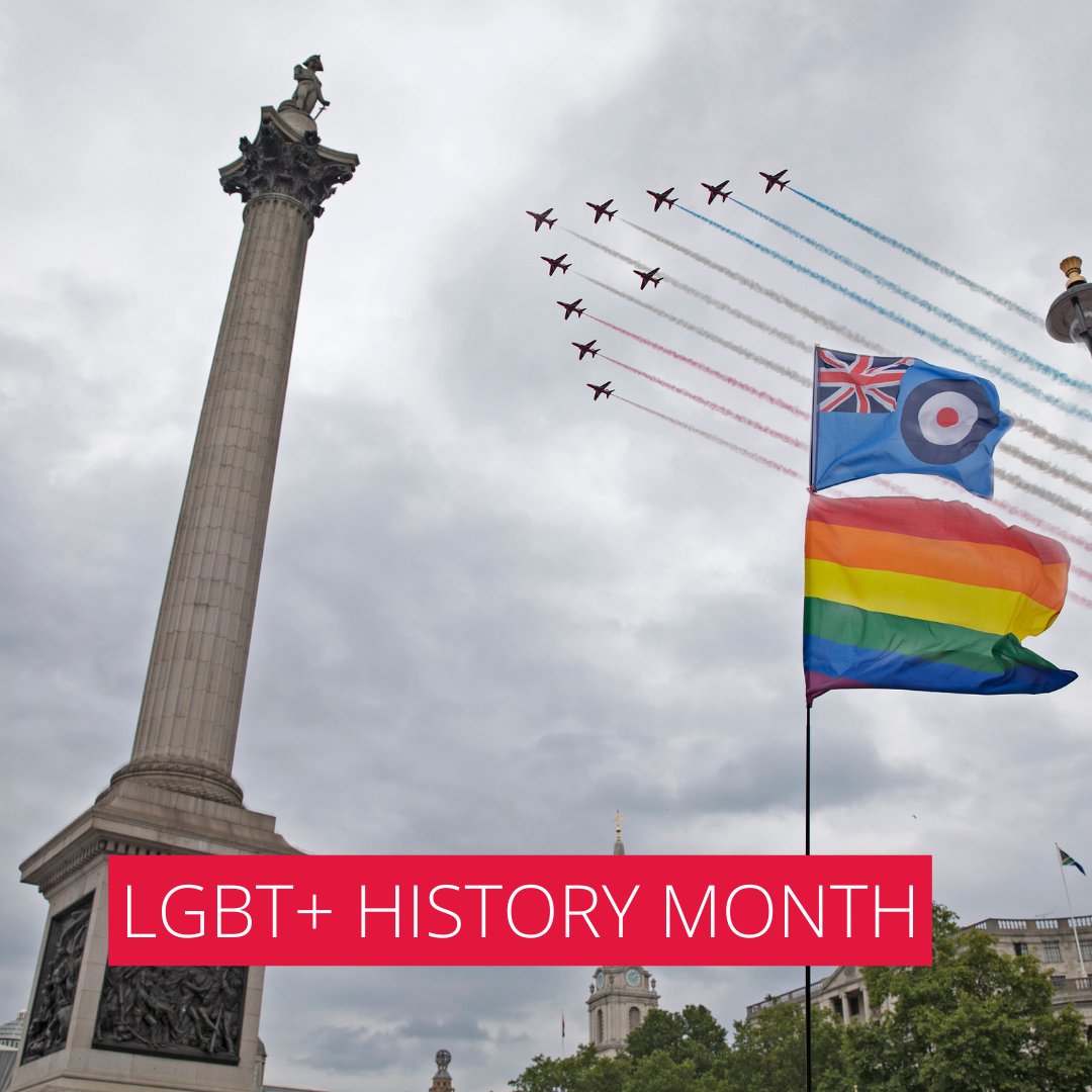 To mark #LGBTHistoryMonth we're proud to collaborate with @RAF_LGBT to highlight the significant milestones and events that have ignited change for the LGBT+ community within the RAF. Keep an eye on our channels throughout the month 🤝🌈 Image - UK MOD © Crown copyright 2022