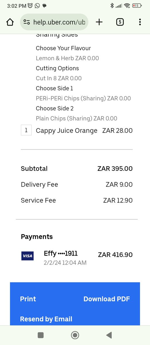 GrantsLeigh's tweet photo. @UberEats  yesterday I placed this order its never arrived and again no one contacted me ,  on top of that my money was debited from my account , your App help  is not assisting me at all , I want my money back https://t.co/ygN3mWiEBr