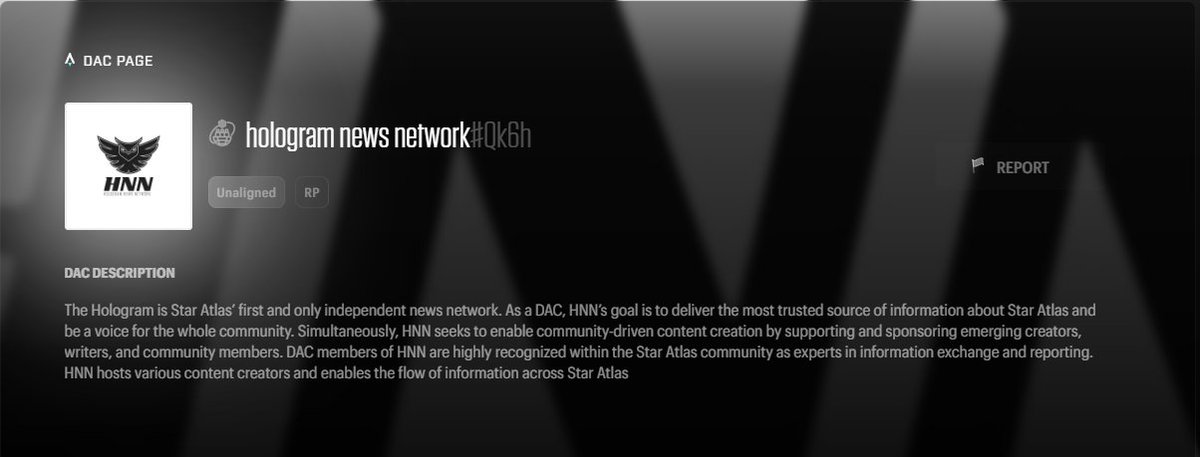 ✨HNN DAC Registration ✨

HNN has been officially registered as a DAC in <a href="/staratlas/">Star Atlas</a> , paving the way for other businesses and entities within the metaverse to establish themselves on chain.

#staratlas #metaverse