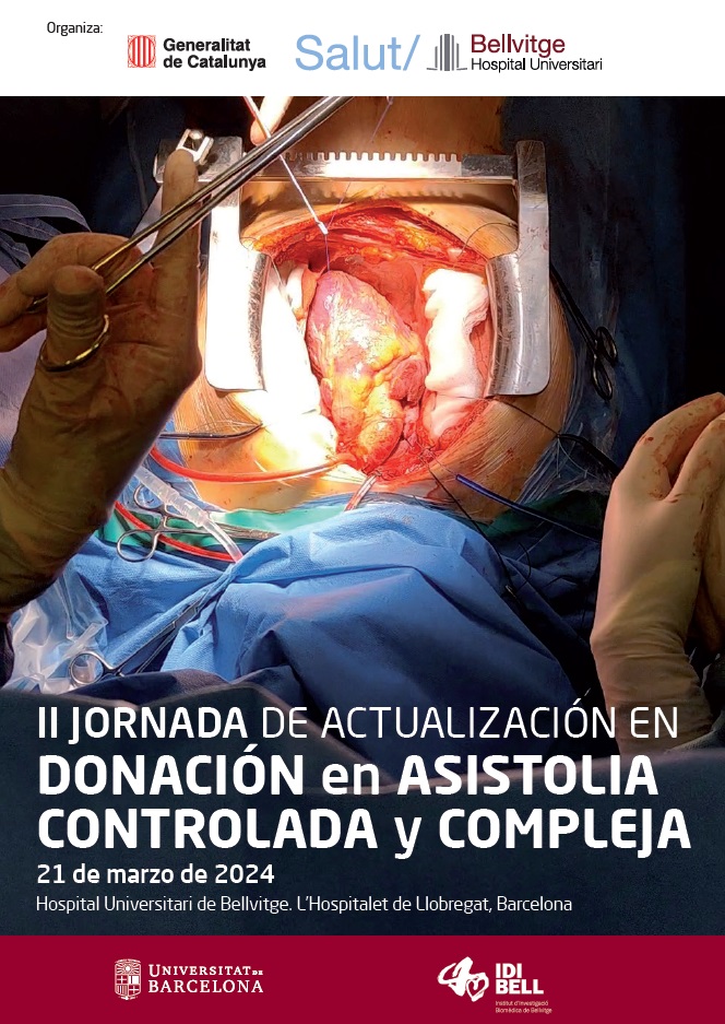 📣El próximo 21/03 celebraremos la II Jornada de actualización en donación en asistolia controlada y compleja. Si estás interesad@ no dudes en inscribirte!
trasplanteshub.bocemtium.com