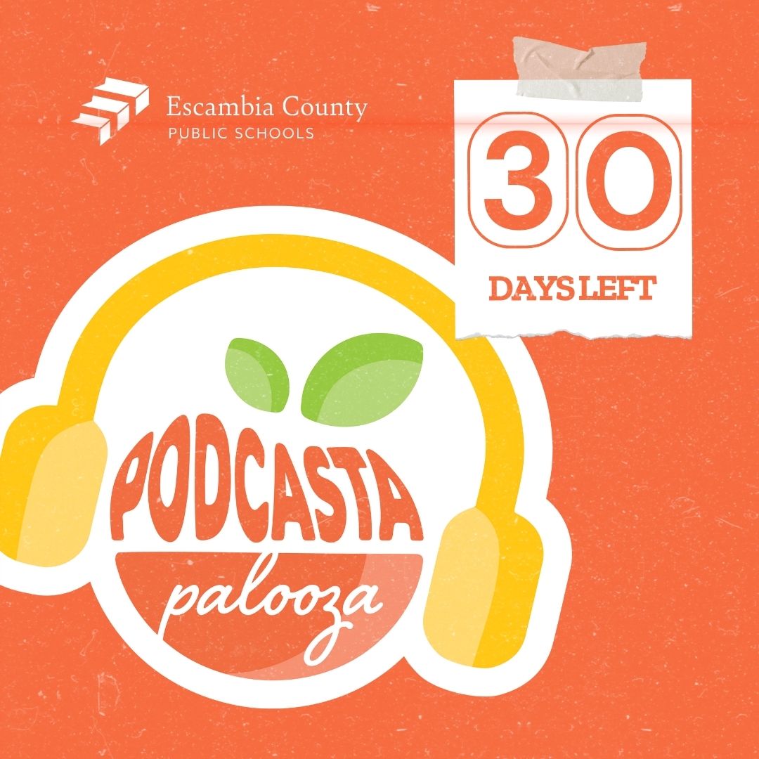 🎉 One month to #Podcastapalooza! 📚 Join us at B.T. Washington HS for an enlightening day with 'Voices United in Education'. Win a $250 Amazon gift card &amp; discover educational gems! #ECPS