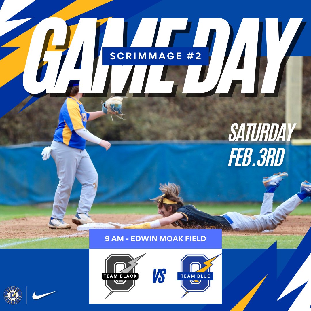 OxfordMSB's tweet photo. Scrimmage #2 is set. See y'all bright and early at The Moak. #PackTheMoak #ChargedUp https://t.co/FEfRMv49w0