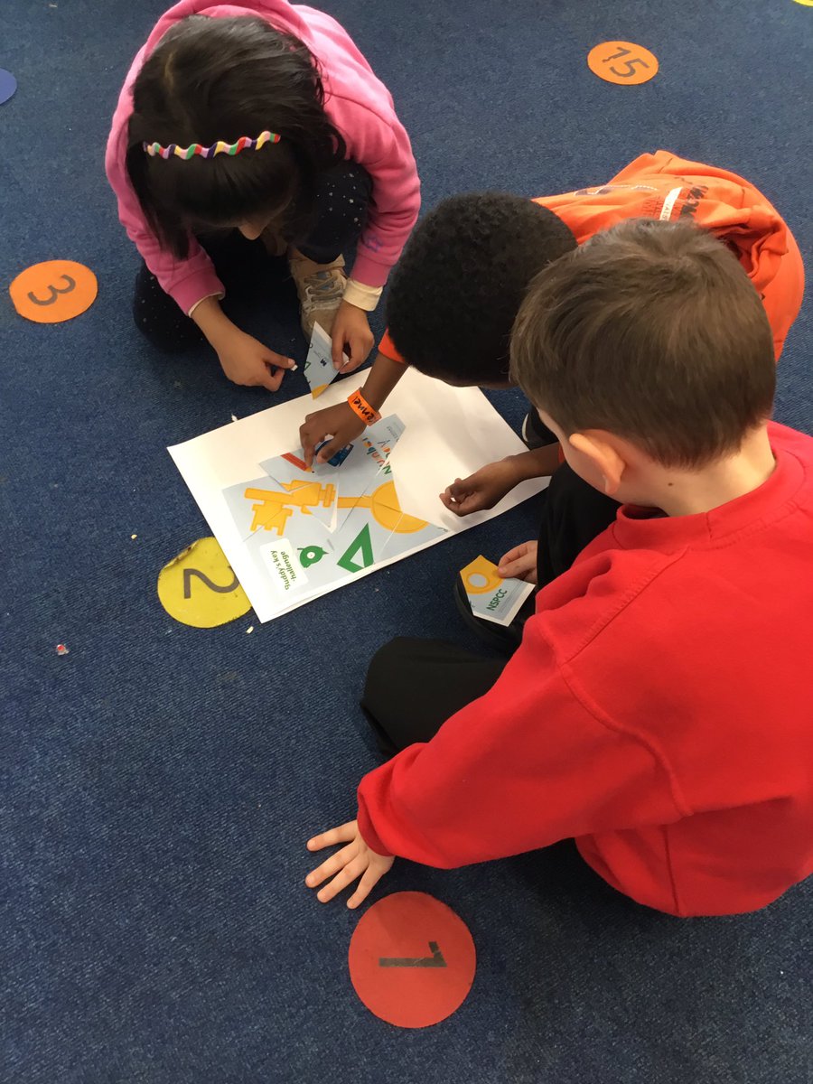2B have loved celebrating number day today. We worked together in teams to answer the questions for Buddy’s key challenge and put the key back together again! #NSPCCNumberDay <a href="/paganelschool/">Paganel Primary</a>