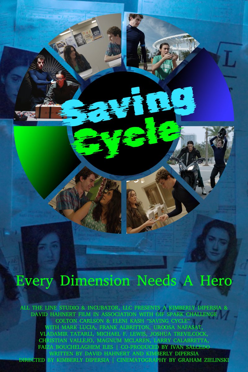 AlltheLineSI's tweet photo. Official Poster for “Saving Cycle” 🔥

#scifi #oifsparkchallenge #shortfilm #indiefilm #savingcycle #movieposter https://t.co/fk40O5x2AC