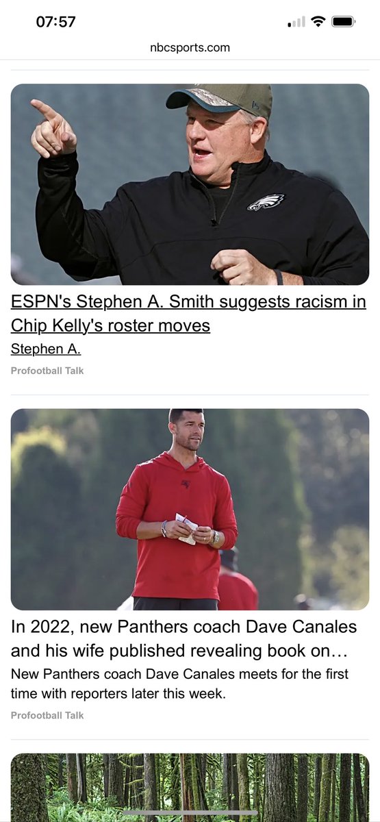 ProFootowlTalk's tweet photo. I’m getting an ad from a PFT article that was literally published 9 yrs ago haha @ProFootballTalk https://t.co/U33qVMoxDn