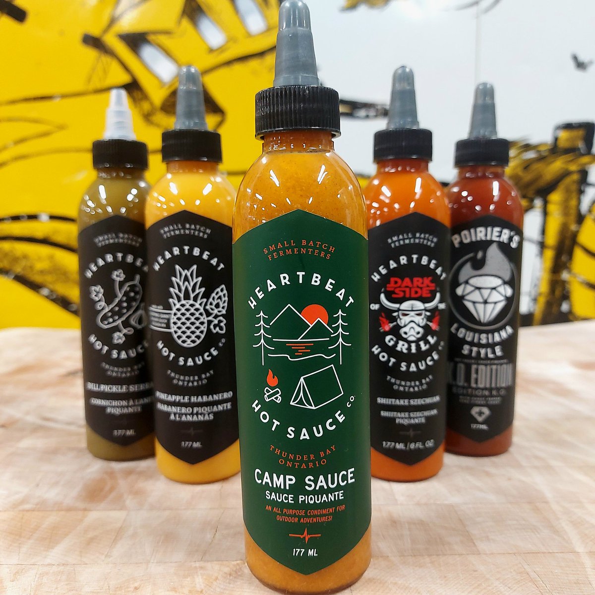 We have a new member to the Heartbeat Hot Sauce lineup! Campsauce has just the perfect mix of heat & flavour to enhance wings, chips, or just about anything! #AcmeMeatMarket #yegfood #yeg