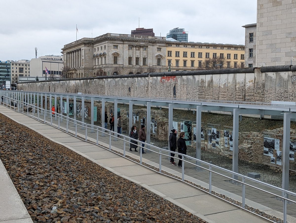 FHS_MFL's tweet photo. Our final day in Berlin included the Jewish memorial, Checkpoint Charlie, and the Topography of Terror museum. We are now saying "Auf Wiedersehen' to Berlin. ETA at Bristol is 9am tomorrow. @FHSBristol #FHSBerlin2024 https://t.co/Kh9v1rjmi5