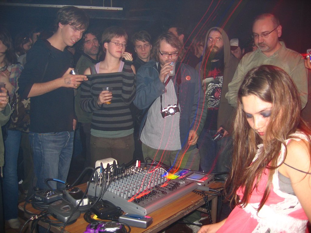 dielectriclull's tweet photo. This photo is from Antwerp, Belgium at Scheldapen, Dec. 2006. Epic night with the Belgian crew. This picture was made into art by Catie at Amerige for the Represents Live 2005 vinyl out now on Amerige Records. https://t.co/oOFSzKyCAi https://t.co/2te9nUgwMI