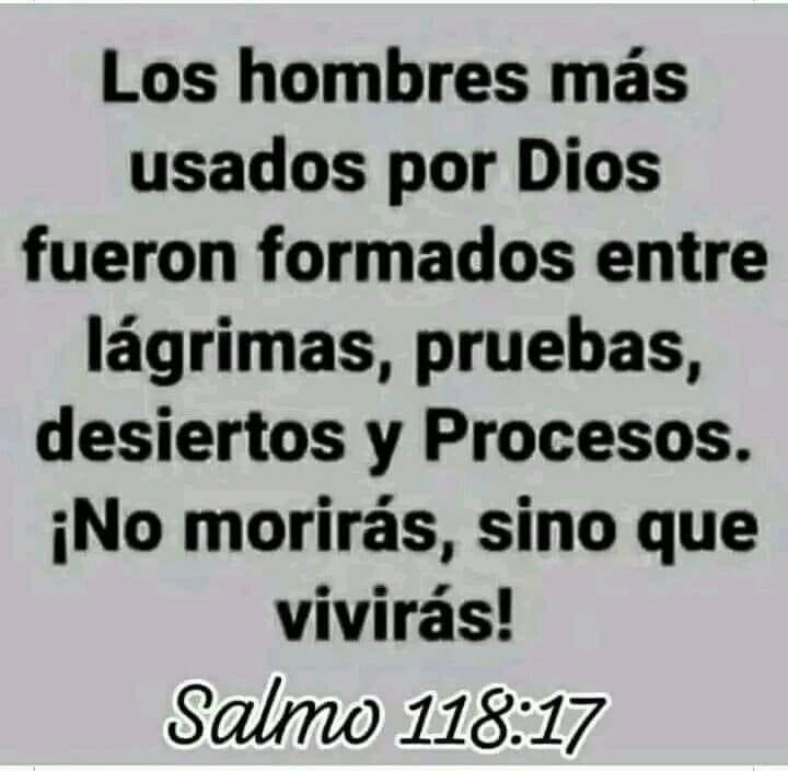 Si has llorado por el proceso fuerte que estás pasando, prepárate a llorar de gozo con la victoria que Dios te dará. 🙏❤️🤗