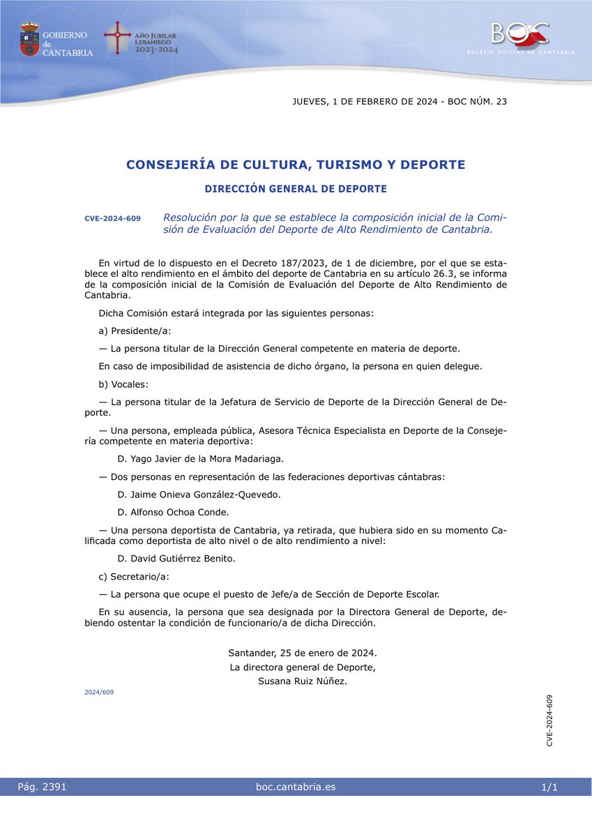 Boletín Oficial de Cantabria tweet media