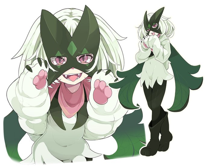 #ツインテールの日 
【ポケ擬】MSKN🐱 