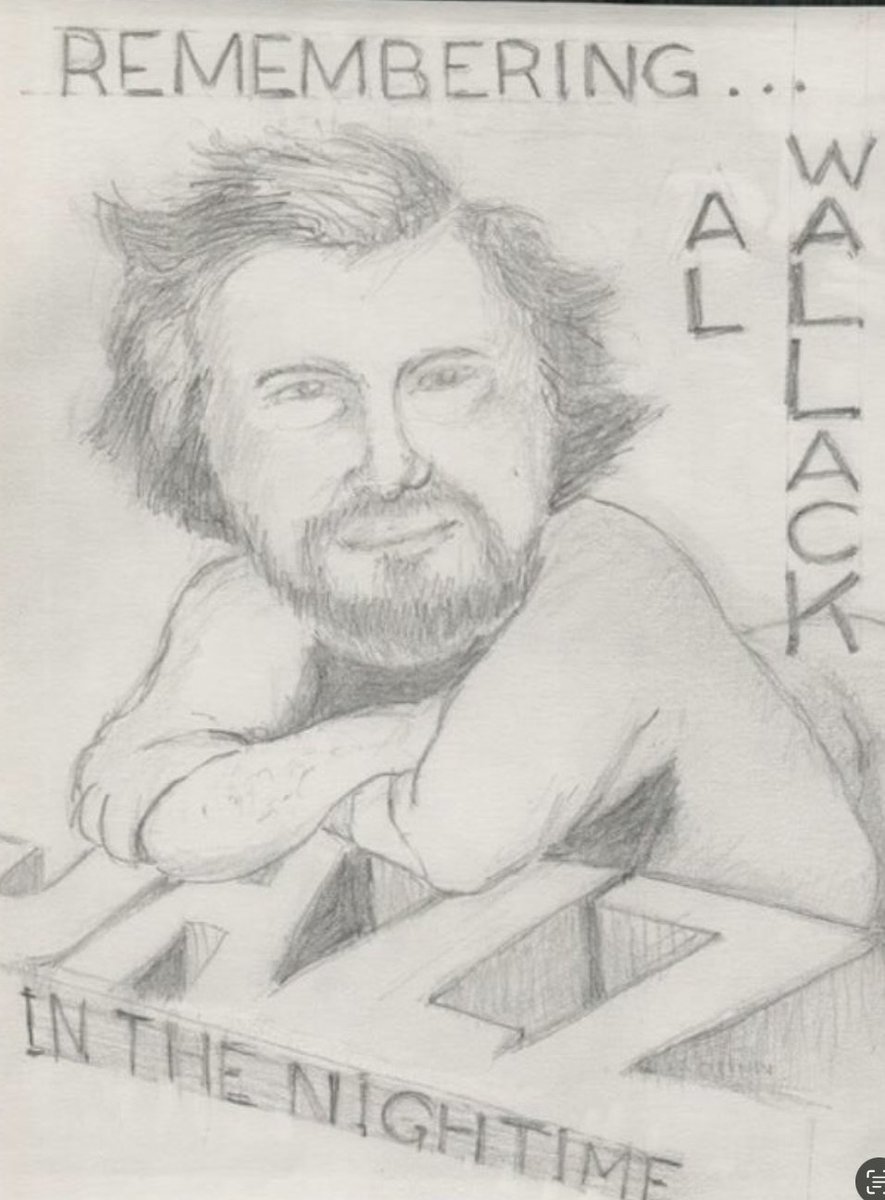 Many in our Broadcast community are remembering Al Wallack in stories and even art.  Al’s friend, Stan Dunn, formerly of KJAZ and Concord Records, used his skills to sketch a likeness of Al. Stan Dunn was recently inducted into the San Francisco Broadcasters Hall of Fame!