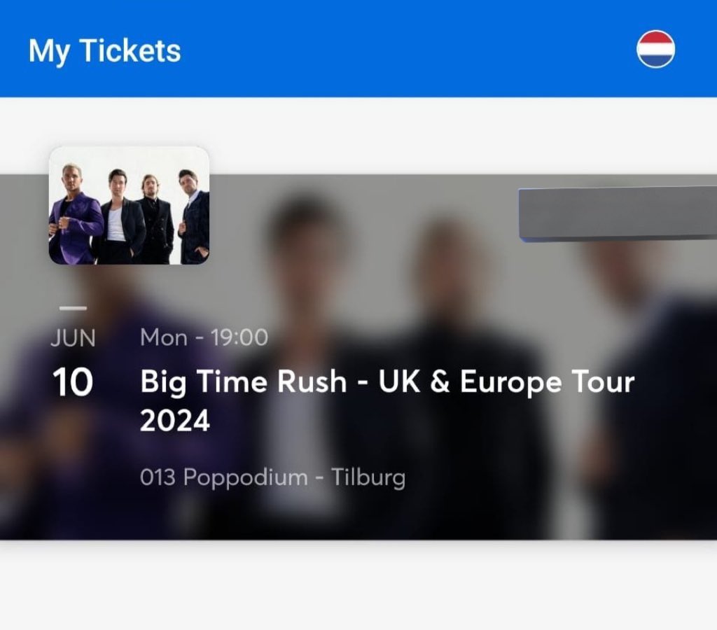 _For_reem__'s tweet photo. I’m selling tickets &amp; vip upgrade voor Big Time Rush in Tilburg😍
I’ve got 4x extra tickets anyone interested please dm !! 
#presale https://t.co/d1ZlQMVQsa