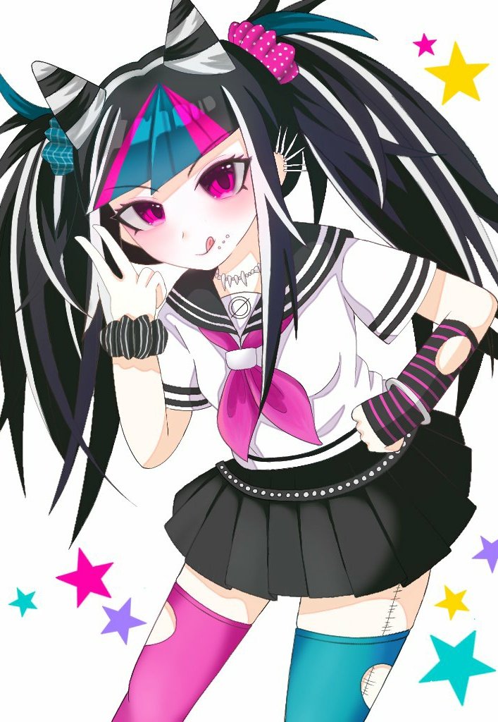 Rusifann's tweet photo. 🌟#弾丸論破ツインテール化企画🌟
#澪田唯吹　#danganronpa

💙🎀「どーっすかー？唯吹のツインテ似合ってるっすかー？」

澪田ちゃんで参加しました！
素敵な企画対ありでした！ https://t.co/eMhkoRTq1D