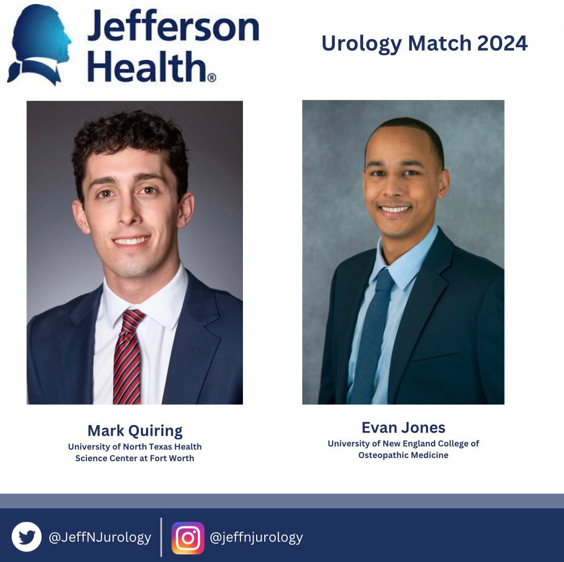 Please help us welcome our new addition to our Uro family! @MarkQuiringMed and Evan Jones