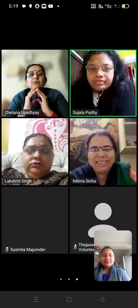 RanjitaSingh015's tweet photo. वर्चुअल मीटिंग @NamoApp
#ViksitBharatAmbassador
#MahilaMorcha1CrSelfies कार्यक्रम को लेकर राष्ट्रीय सोशल मीडिया प्रभारी
@SujataPadhyBJP जी द्वारा जिसमें @ItsMrsSingh
@chetanaupadhya2
@SushmitaMazumd4
@Tejaswini #Nilima जी उपस्थित थी।
@JPNadda @blsanthosh @VanathiBJP https://t.co/sHdNoiiPxO