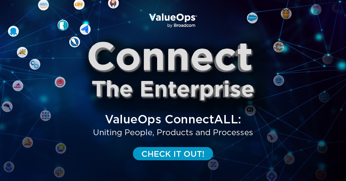 Optimize your #SoftwareDelivery processes & enhance your #DigitalTransformation journey w/ValueOps ConnectALL, connecting tools across your value stream, ensuring smooth collaboration, eliminating bottlenecks, & accelerating time-to-market. @BroadcomVSM  bit.ly/48XfKeh