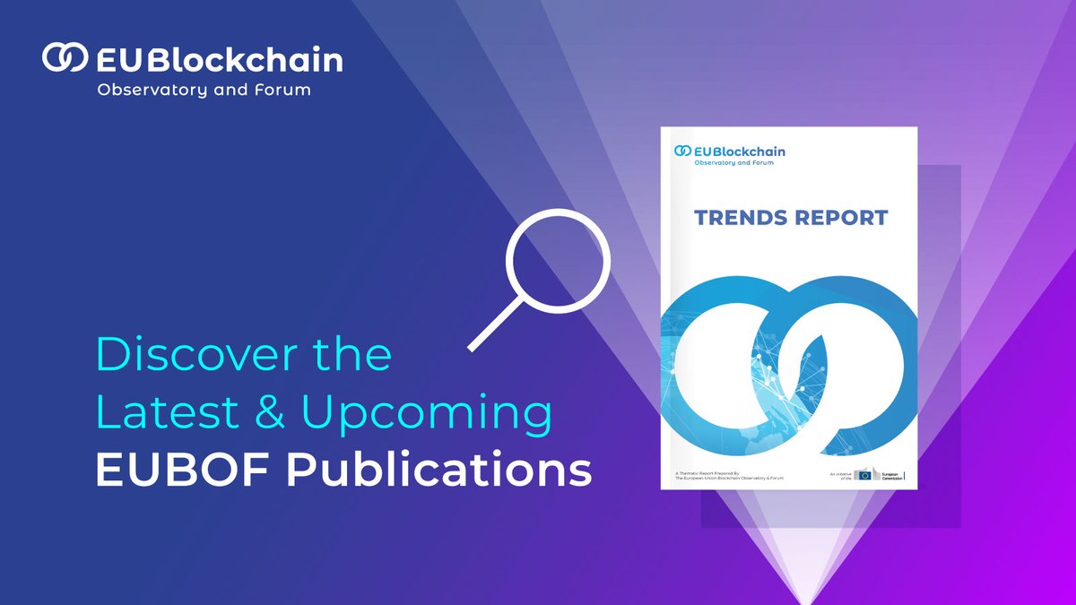 📊 The latest #EUBOF Trends Report, covering tech, market trends &amp; regulatory insights is out!

🔜 Stay tuned for upcoming reports on product traceability, #blockchain interoperability &amp; more.

👉 bitly.ws/VCSk

#EU4Blockchain