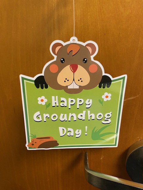 At CWES we are woodchucks and cuzzin Phil did not see his shadow. Students loved seeing 'Woodie' and Principal Austin this morning! #belonggrowsucceed #happygroundhogday #aacpsawesome