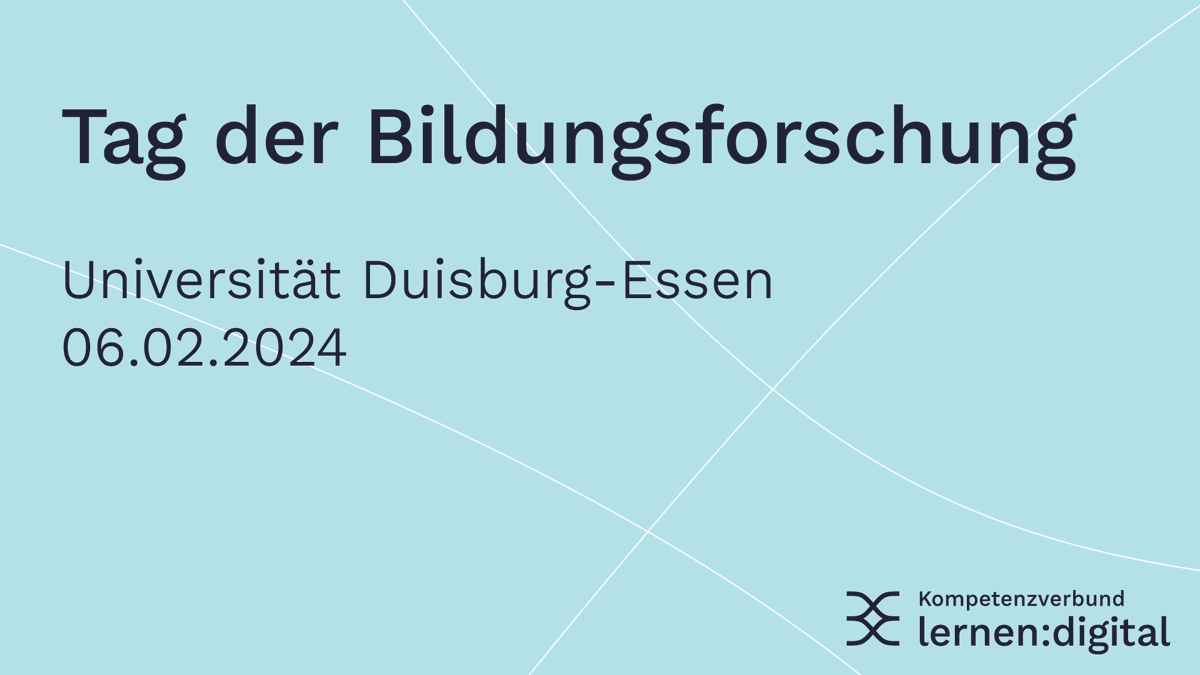 Kompetenzverbund lernen:digital (@lernendigitalde) on Twitter photo Am 06.02. ist Tag der Bildungsforschung an der <a href="/unidue/">Uni Duisburg-Essen @unidue.bsky.social</a>. Unter dem Motto „Forschung zur Bildung in der digitalen Welt – wo stehen wir?” bietet die Veranstaltung Gelegenheit zu Austausch und Vernetzung. Unter anderem mit dabei: @KScheiter & <a href="/bildungsmann/">Ralph Müller-Eiselt</a>.
👉 uni-due.de/izfb/tdb-2024#… Am 06.02. ist Tag der Bildungsforschung an der <a href="/unidue/">Uni Duisburg-Essen @unidue.bsky.social</a>. Unter dem Motto „Forschung zur Bildung in der digitalen Welt – wo stehen wir?” bietet die Veranstaltung Gelegenheit zu Austausch und Vernetzung. Unter anderem mit dabei: @KScheiter & <a href="/bildungsmann/">Ralph Müller-Eiselt</a>.
👉 uni-due.de/izfb/tdb-2024#…