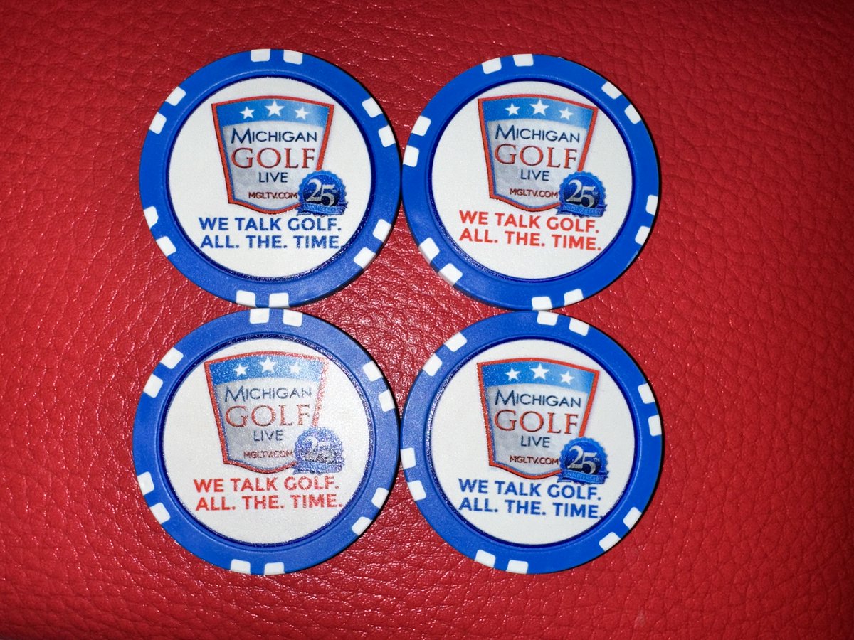 mglbill's tweet photo. If you'd like an MGL 25th Anniversary ball marker/chip, we'd love to send one your way.
Just send $6 for 1 or $10 for 2 via Paypal or Venmo to Michigan Golf Live and yours will be en route this weekend.
Thanks for being part of the MGL family!
#MGL25 https://t.co/2e8nZ3oA38