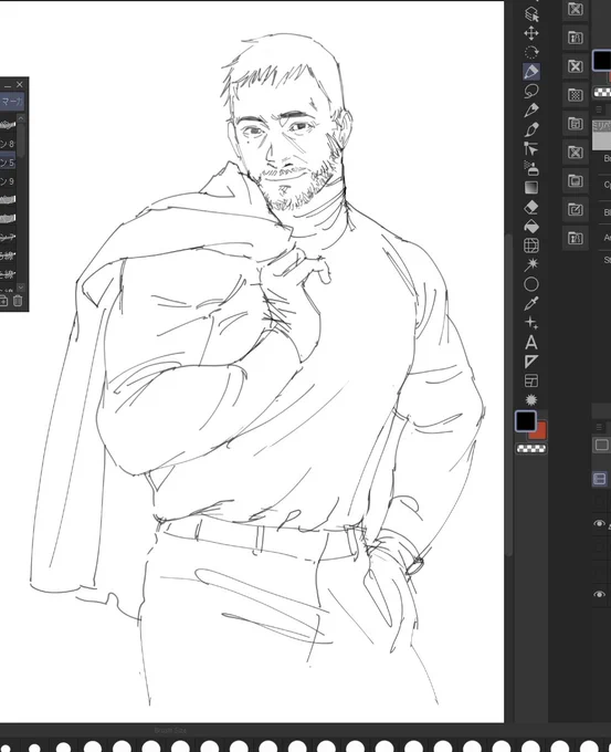 chris redfield , he should smile more 