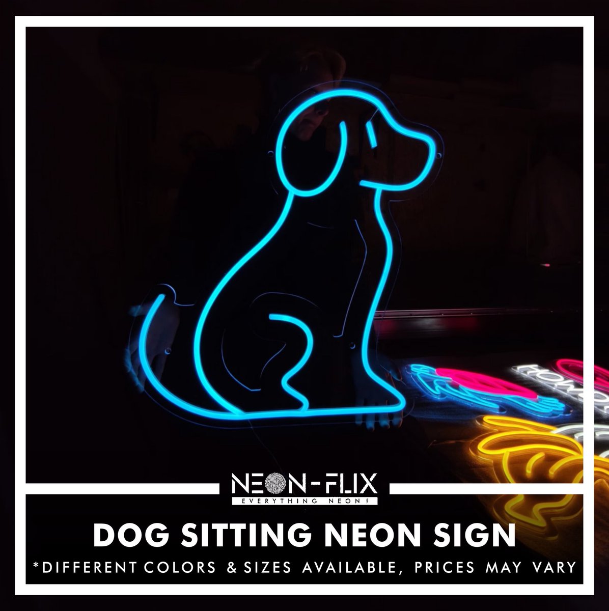 NeonFlix_'s tweet photo. Cute Dog neon ^^ DM us for more info. https://t.co/a4ouak4KwF