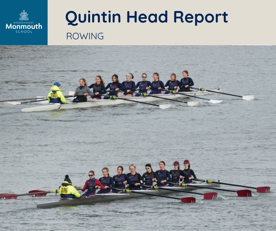 Habsmonmouth's tweet photo. Last month, our Monmouth School for Girls Rowing Club embarked on a journey to the River Thames to participate in the Quintin Head of the River competition.

Despite the challenges, our girls demonstrated remarkable performance with minimal preparation.

Read more here: https://t.co/1VG4qUTYao