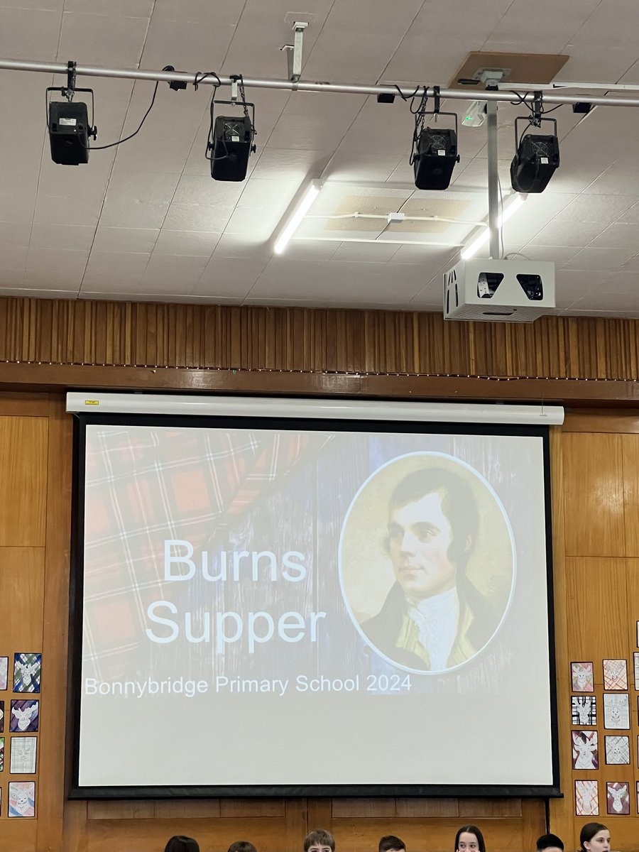 Looking forward an afternoon of Burns at the P7 Burns Supper 🏴󠁧󠁢󠁳󠁣󠁴󠁿 <a href="/BonnybridgePS/">Bonnybridge Primary</a>  <a href="/DennyHighSchool/">Denny High School</a>