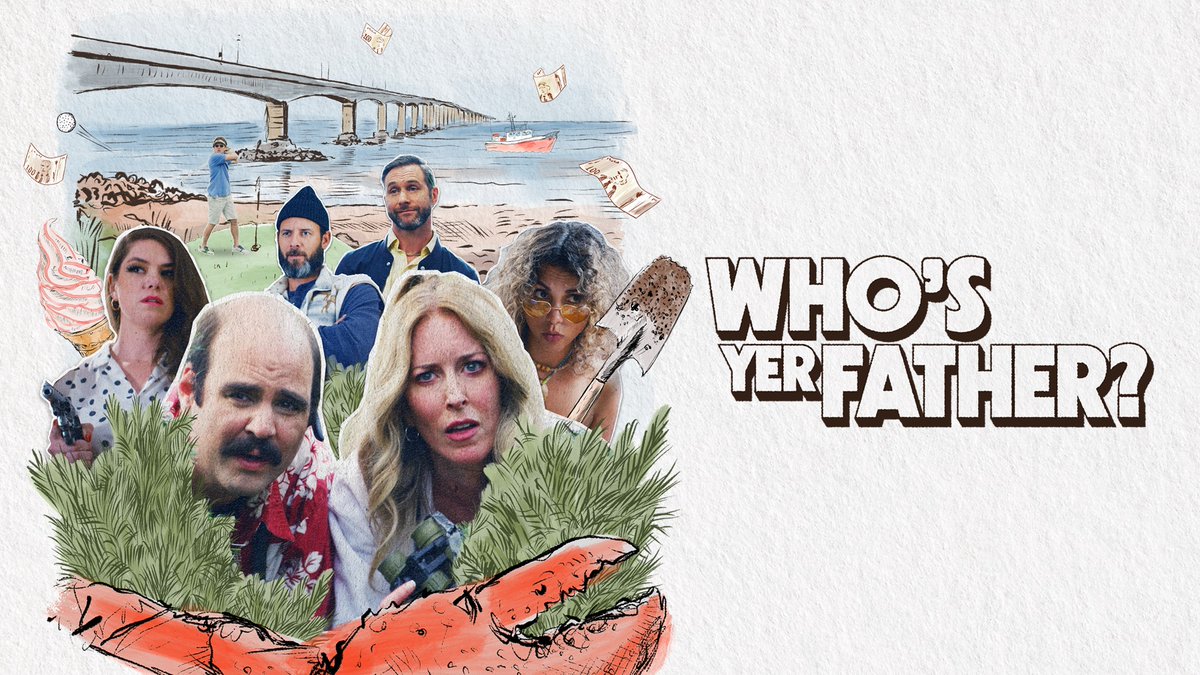 TODAY! @whosyerfather, starring @chrislockeworld and co-starring @mattawells, is streaming on @paramountplus in Canada. Watch it tonight! 🇨🇦🦞🎥🇨🇦