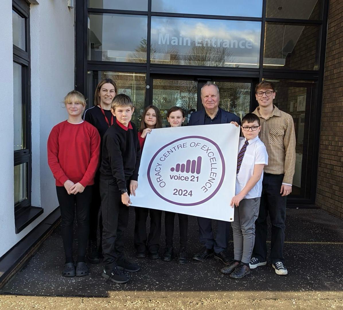 We are a @voice21oracy Centre of Excellence! Thank you again for visiting @PeteWishart