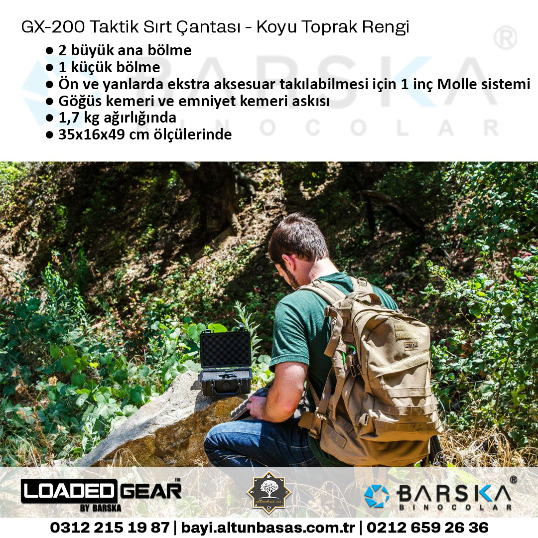 Altunbas_As's tweet photo. Loaded Gear Taktikal sırt çantası; elektronik ürünler, taktik ekipmanlar ve diğer aksesuarlar için en iyi taşıma çözümlerini sunar. Barska kalitesi ve Altunbaş AŞ güvencesi ile tüm yetkili bayilerimizde.
#altunbasas #barska #loadedgear #backpack #sirtcantasi https://t.co/6RfkzlcjiU