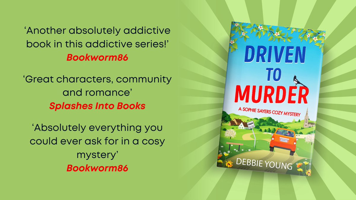 BoldwoodBooks's tweet photo. Thank you to @kcmw86 and @bicted for their reviews on the final day of the #DrivenToMurder by @DebbieYoungBN #blogtour. 

Pick up a copy today ➡️ https://t.co/cs5uLFhD5D https://t.co/q5anb0PSCv