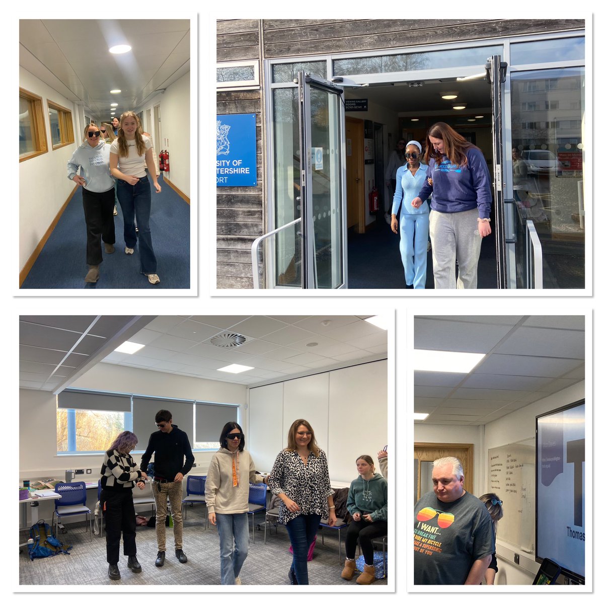 Huge thanks to Alun from <a href="/PocklingtonHub/">Thomas Pocklington Trust</a> who delivered an excellent session highlighting the importance of environmental design for people with visual impairment. <a href="/UoGSimulation/">University of Gloucestershire Simulation</a> <a href="/uniofglos/">University of Gloucestershire</a> <a href="/theRCOT/">Royal College of Occupational Therapists</a> <a href="/esmewood1/">Dr Esme Wood she/her</a> <a href="/sorchaadunne/">Sorcha Dunne</a> <a href="/GlosAHPs/">Gloucestershire AHPs</a>