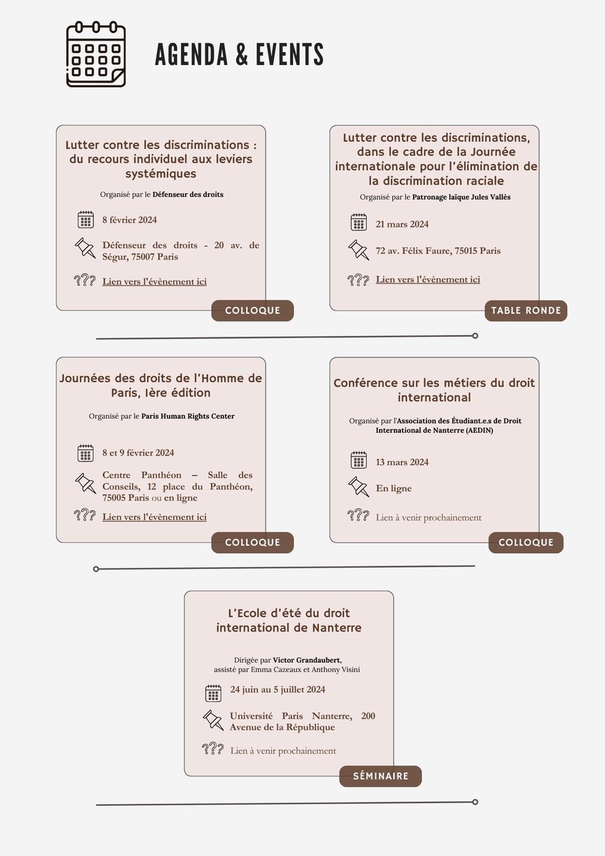 L’AEDIN est ravie de vous présenter la troisième édition de sa newsletter pour la période de janvier à avril 2024 ! 🗞️

3/4