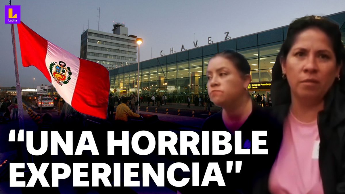Latina_Noticias's tweet photo. 🚨 Turistas extranjeros decepcionados de Perú por vuelos retrasados: "No queremos regresar jamás".

 #VIDEO ➡️ https://t.co/97T3rmLJeJ

📲🖥️ Suscríbete a nuestro canal de YouTube.
#LatinaNoticias https://t.co/Rfgz0uRM6Z
