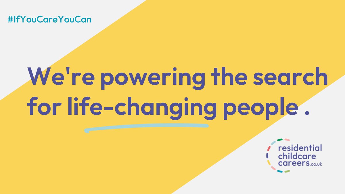 Did you know that last year, we worked with our members and residential childcare staff to create the first ever national, sector-led campaign bit.ly/3SJjk5d to promote careers in the sector? We also created a tailored job board. #childrenshomes #socialcarejobs