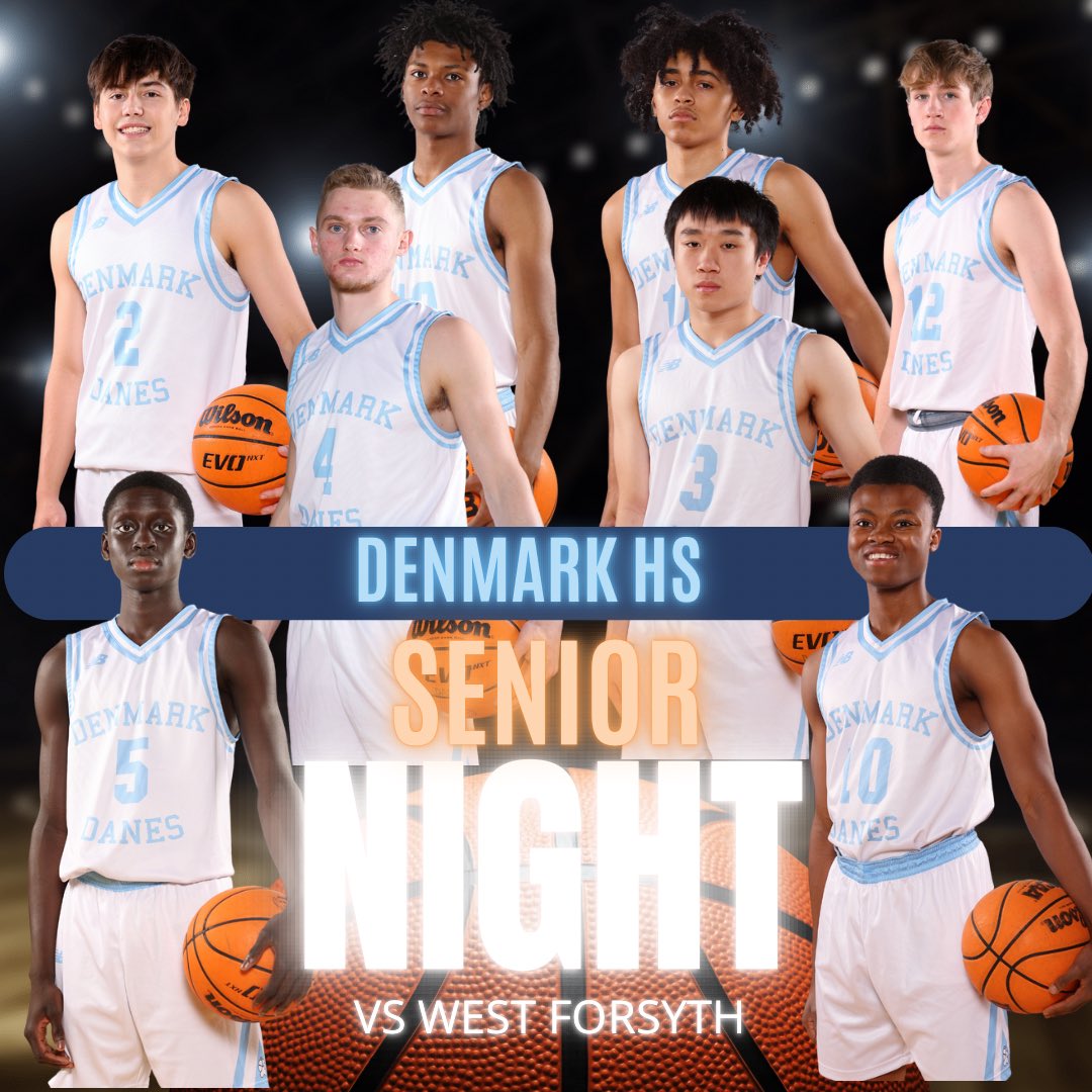 DenmarkHS_Bball's tweet photo. 💥SENIOR NIGHT💥

🏀 vs @wfhsbasketball 
📆 Fri February 2nd 
⌚️7:30pm 
📍Denmark HS 

@ForsythSports https://t.co/pamMBXUu6D