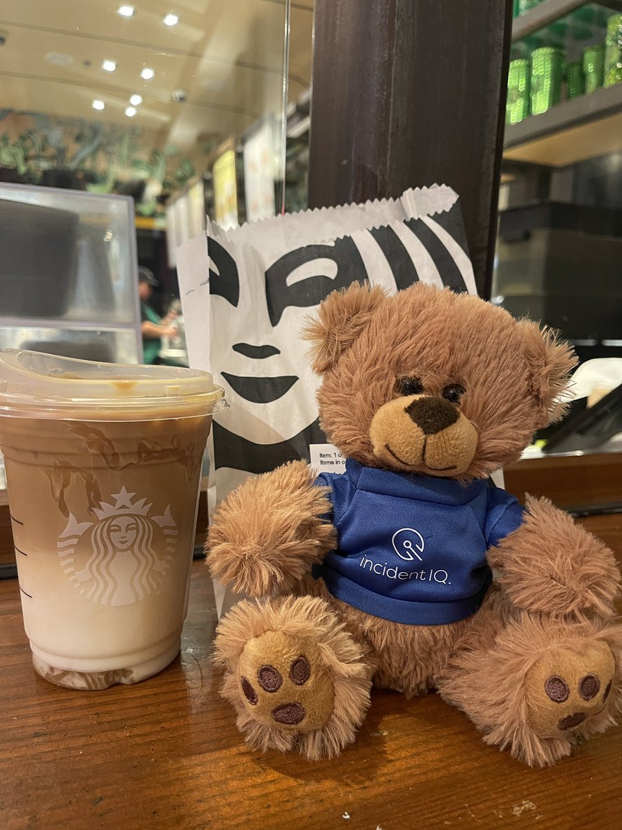 Carlos and I have navigated #FETC and now at LAX getting ready for #TCEA drinking’ our Tacklin’ Fuel! #iiQSharetheBear