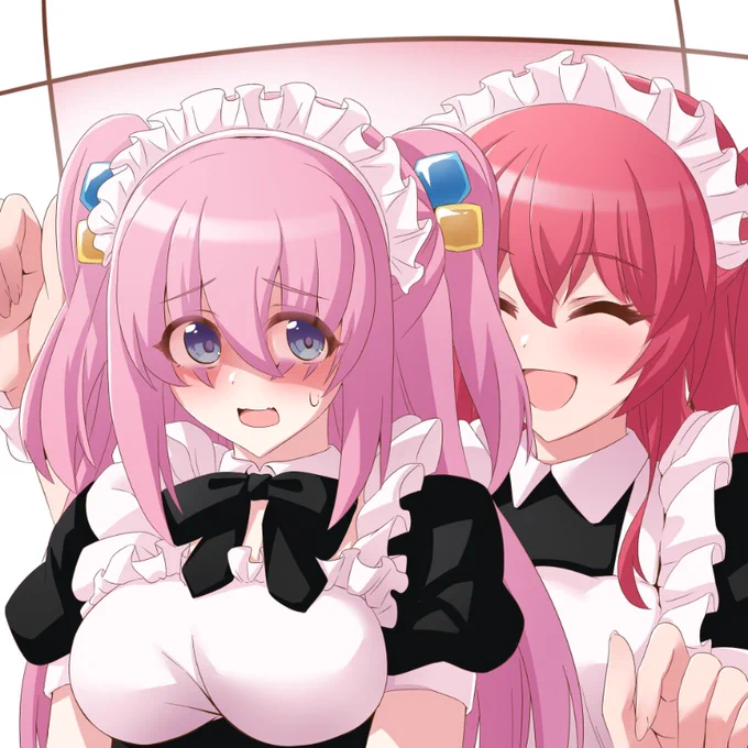 ツインテールの日という事で、ツインテメイドぼっち#ツインテールの日 
