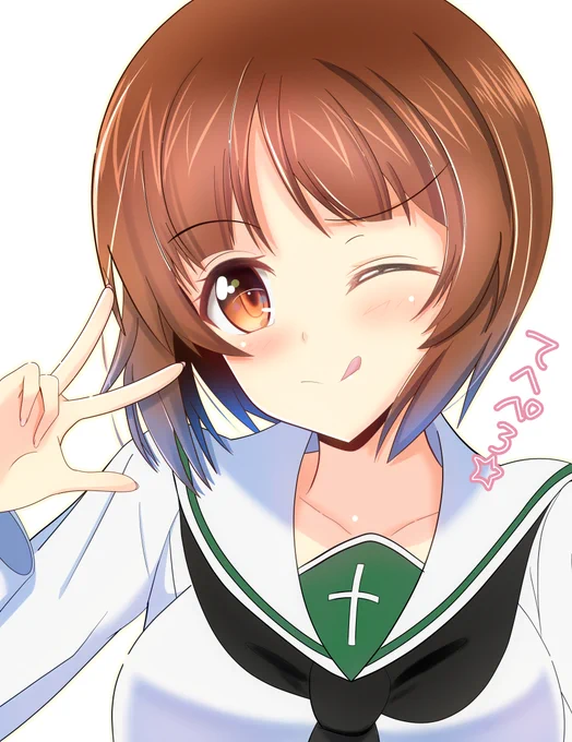 女の子が舌出してる表情が結構好きです(*'ω`*)#どこかの誰かに刺さればそれで良い 