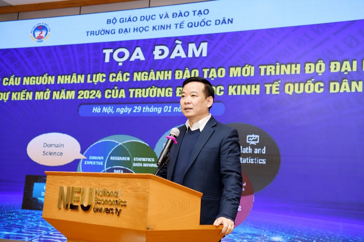 Neu_Uni's tweet photo. Seminar: “The demand for human resources in new fields of university-level education expected to open in 2024 at the National Economics University

https://t.co/RtX0GotmT9 https://t.co/uw1F73oDdV