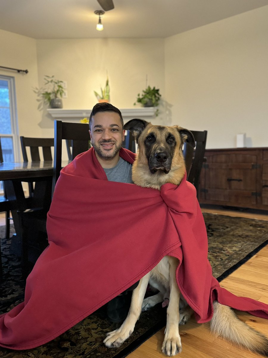 Anyone who’s meet Moose knows he has such FOMO. So he also gets to #WearRed 🐶😂

Our goal: 💔—>❤️👩🏻‍⚕️👨🏻‍⚕️🩺

@VUMChealth @vumccardsfit @JaneFreedmanMD @DrKLindley @BoydDamp @American_Heart #WearRedDay #HeartMonth #NationalWearRedDay #OurHearts