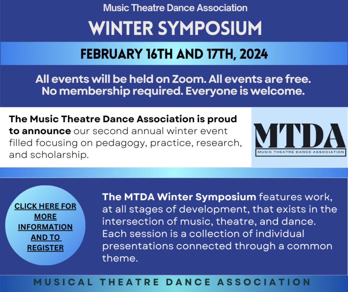 Music Theatre Dance Association tweet media