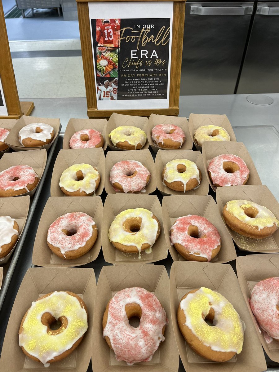 Millard Food Service (@mpsschoollunch) on Twitter photo It’s safe to say we are in our donut era this am <a href="/m_south_hs/">Millard South HS</a> -who’s ready for team spirit donuts for breakfast?
<a href="/MillardPS/">Millard Public Schools</a> <a href="/sodexoUSA/">Sodexo USA, Inc.</a> It’s safe to say we are in our donut era this am <a href="/m_south_hs/">Millard South HS</a> -who’s ready for team spirit donuts for breakfast?
<a href="/MillardPS/">Millard Public Schools</a> <a href="/sodexoUSA/">Sodexo USA, Inc.</a>