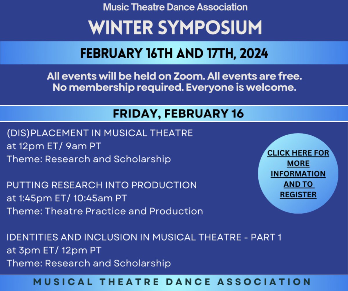 Music Theatre Dance Association tweet media