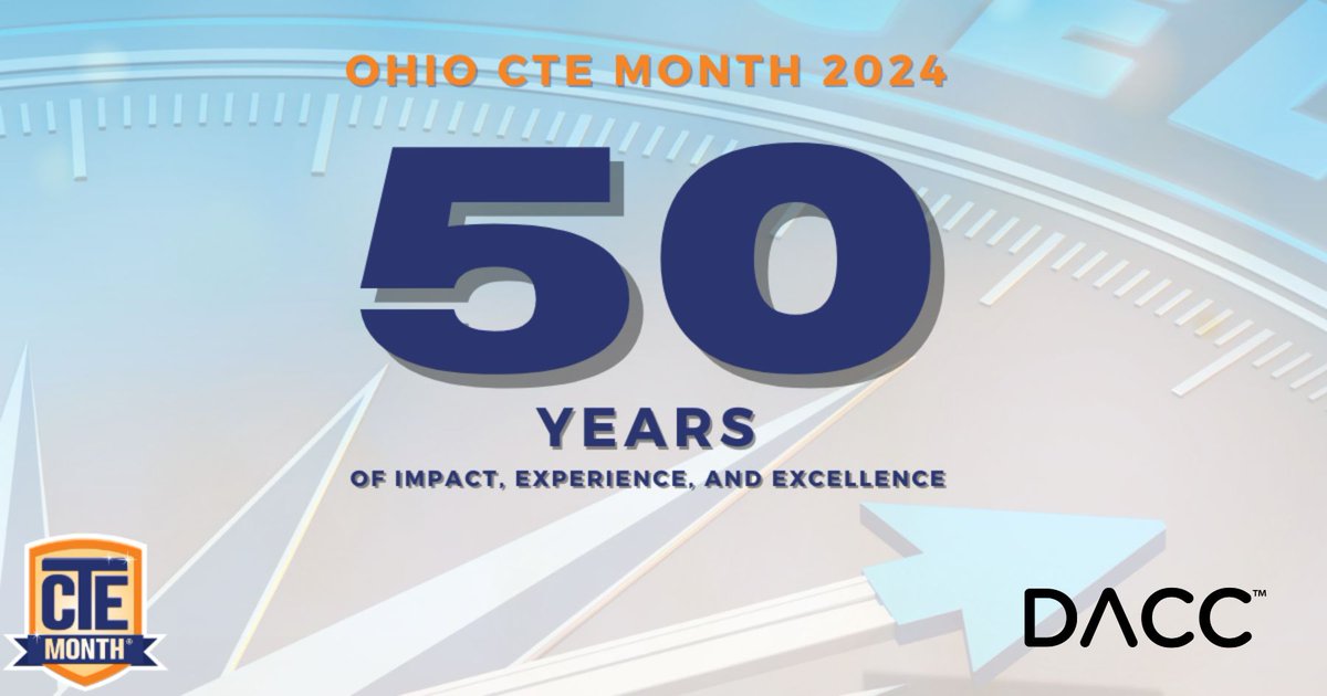 🌟Welcome to Career-Technical Education Month! 🚀 Join us this February as we explore the rich history, impactful partnerships, and transformative training that shape careers and futures in Ohio. Let's celebrate education, collaboration, and success!  #CTEMonth #CareerTechOhio