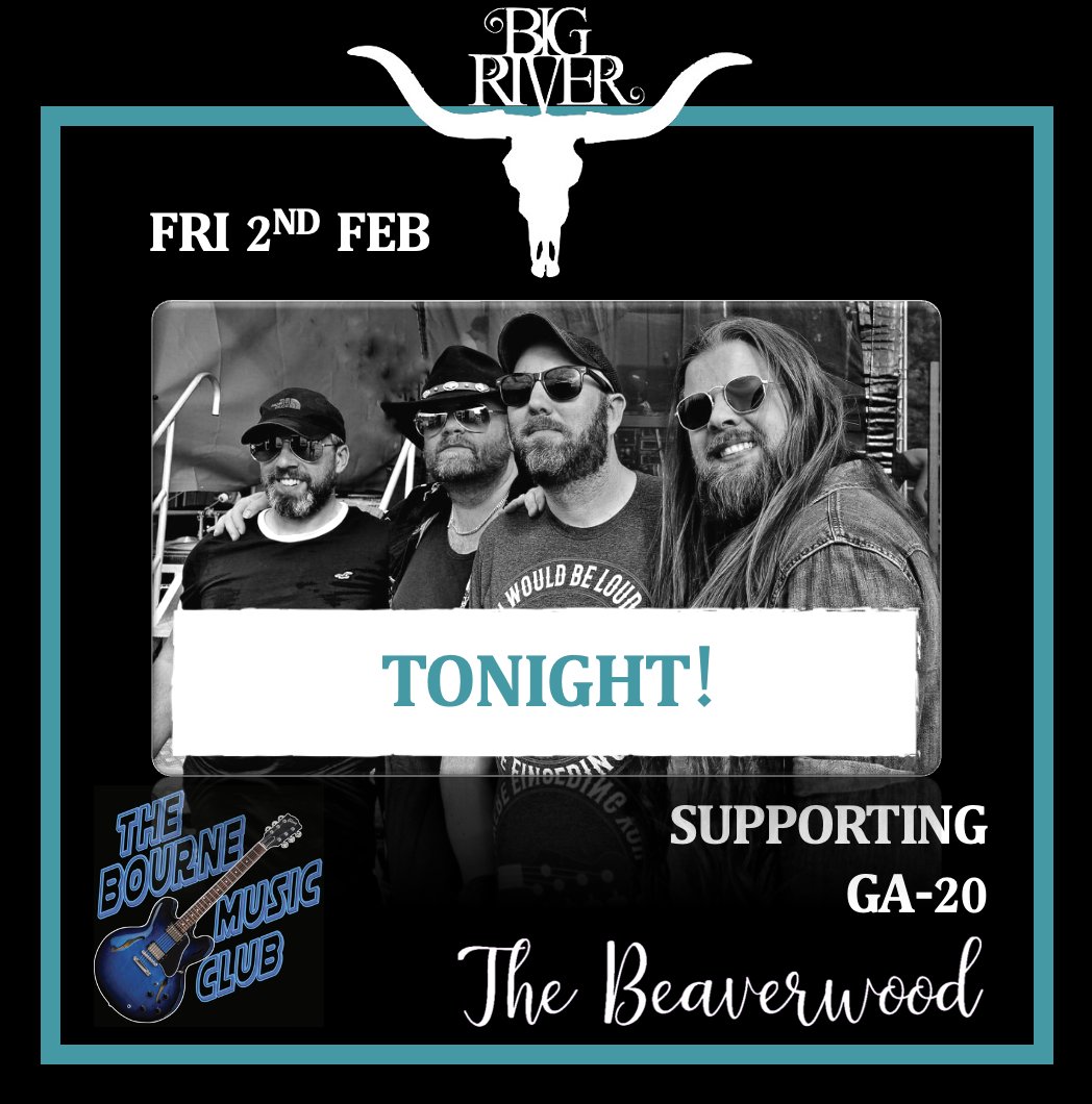 Big River (@bigriverblues) on Twitter photo Tonight's the night!
Join us for our first gig of 2024 at <a href="/BeaverwoodClub/">The Beaverwood</a> in Chislehurst, supporting GA-20 and don't forget your dancing shoes! Tonight's the night!
Join us for our first gig of 2024 at <a href="/BeaverwoodClub/">The Beaverwood</a> in Chislehurst, supporting GA-20 and don't forget your dancing shoes!