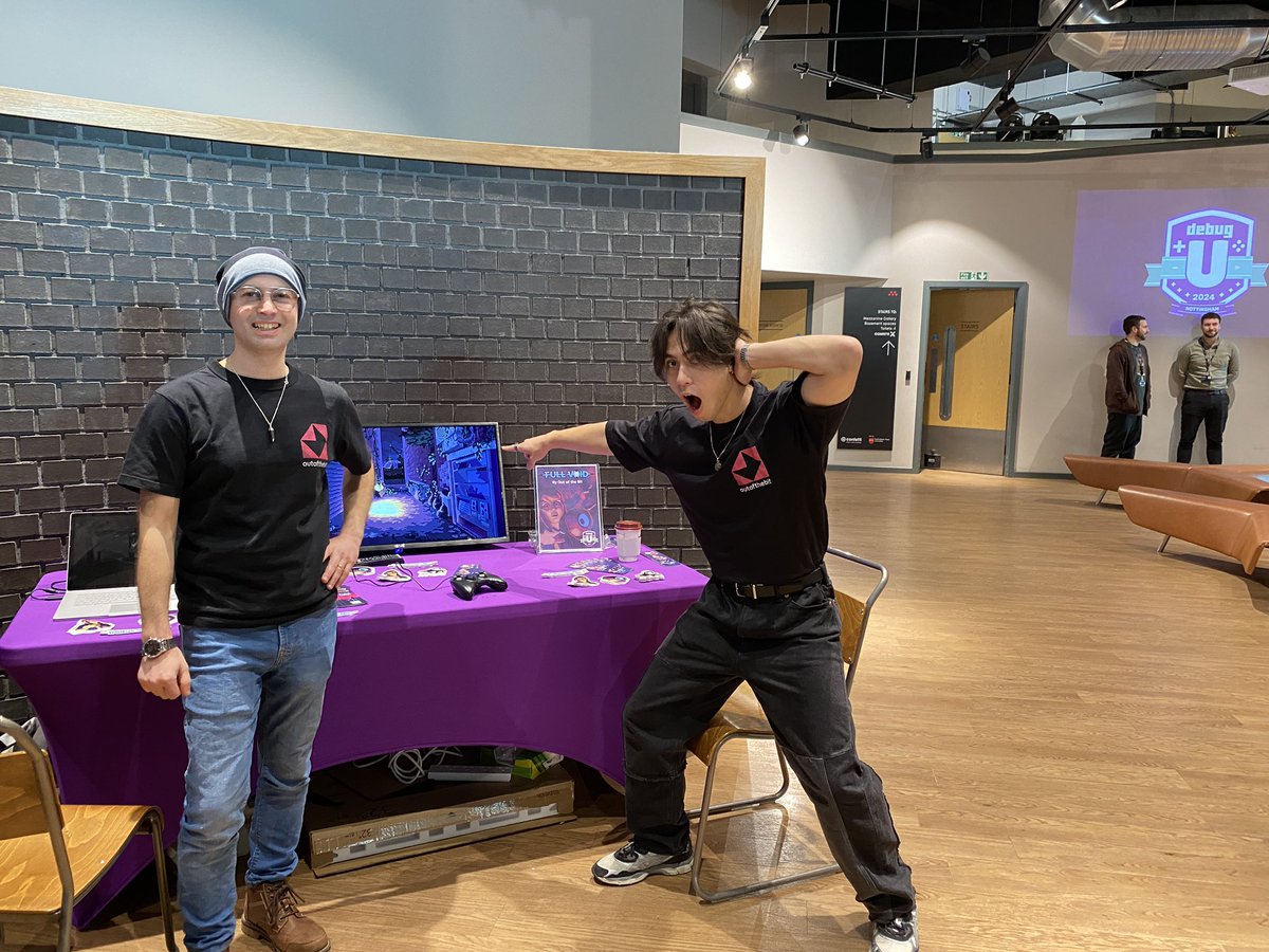 outofthebit's tweet photo. Set up ✔️
Come play some awesome #indiegames at #DebugU https://t.co/QAUawR5d6w
